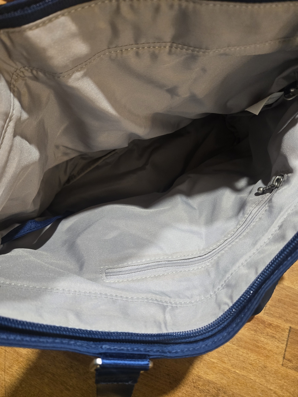 Baggallini Navy Everyday Tote with Crossbody Strap - Picture 10 of 10